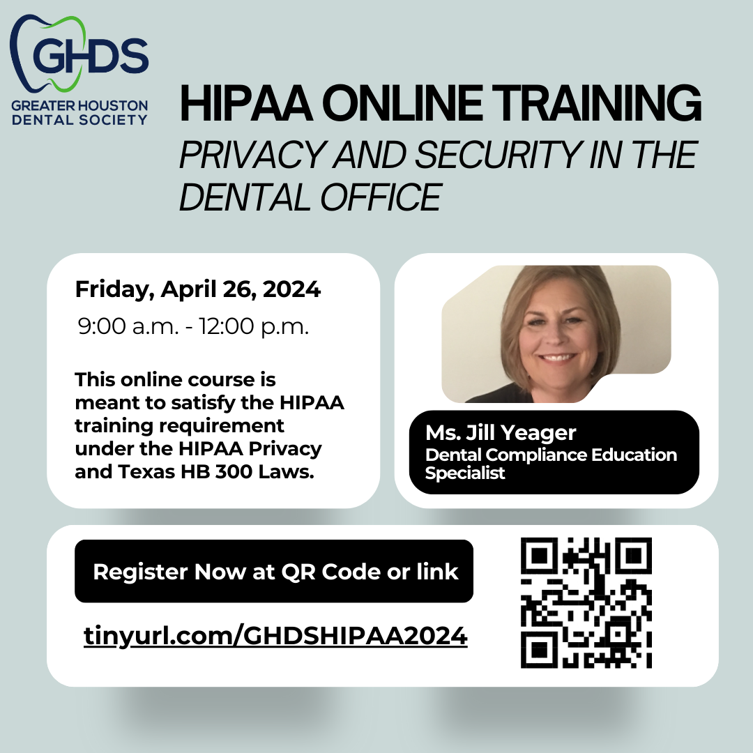 HIPAA Privacy and Security in Dentistry.April 2024